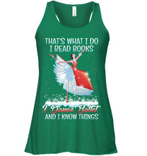 Load image into Gallery viewer, Girl Loves Reading Book And Dance Ballet Gift For Girls T-Shirt Ladies Flowy Tank
