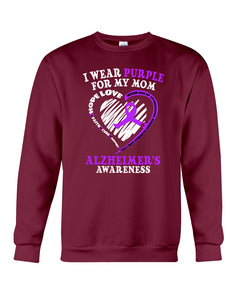 Alzheimer Awareness Daughter For Mom T-Shirt Sweatshirt