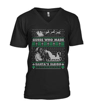 Load image into Gallery viewer, Ugly Christmas Welder Shirt Funny Xmas Guys V-Neck