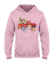 Load image into Gallery viewer, Merry Christmas In Town Cow Lovers Gift For Farmers Hoodie