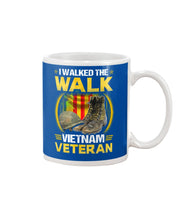 Load image into Gallery viewer, Walked The Walk Vietnam Veteran T-Shirt Mug