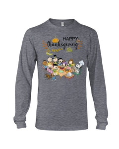 Snoopy Happy Thanksgiving T-Shirt Unisex Long Sleeve