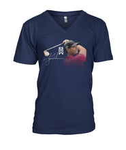 Load image into Gallery viewer, Tiger Wood Golf Lovers Autograph Shirt Guys V-Neck