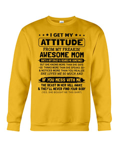 Awesome Mom Gift For Lovely Mom Mama Mother T-Shirt Sweatshirt