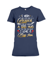 Load image into Gallery viewer, Climb Up To Heaven My Husbabd Ladies Tee
