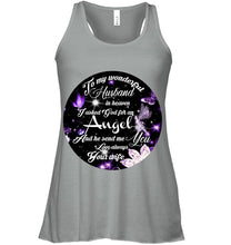 Load image into Gallery viewer, To My Husband In Heaven Gift For Widow Ladies Flowy Tank