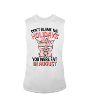 Load image into Gallery viewer, Funny Fat Pig Quote Custom T-Shirt For Friends Family Unisex Long Sleeve