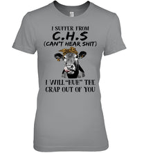 Load image into Gallery viewer, I Suffer From C.S.H Cows Lovers T-Shirt Ladies Tee