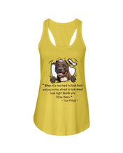 Load image into Gallery viewer, Pitbull I'll Be There Gift For Dog Lovers T-Shirt Ladies Flowy Tank