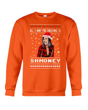 Load image into Gallery viewer, Demi Lovato All I Want For Christmas Is Shmoney Sweatshirt