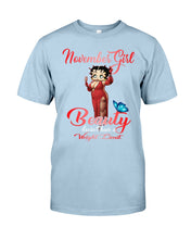 Load image into Gallery viewer, November Girl Sexy Beauty T-Shirt Guys Tee