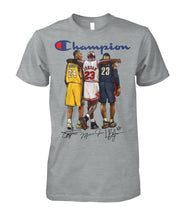 Load image into Gallery viewer, Nba Champions Jordan Bryant James Legends Guys Tee