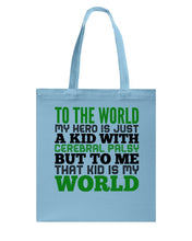 Load image into Gallery viewer, That Kid Is My World Great Gift For Children Family Basketweave Tote Bag