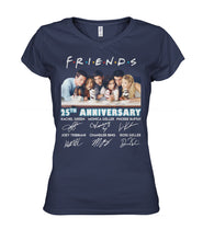 Load image into Gallery viewer, Friends 25Th Annivesary F.R.I.E.N.D.S Custom T-Shirt Ladies V-Neck