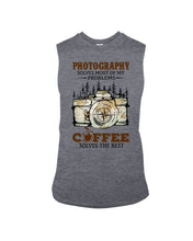 Load image into Gallery viewer, Solve Most Problems Camera Map Photography T-Shirt Unisex Long Sleeve