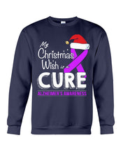 Load image into Gallery viewer, My Christmas Wish Is A Cure Sweatshirt