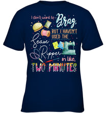 Load image into Gallery viewer, Brag Sean Ripper In Two Minutes Funny T-Shirt Youth Tee