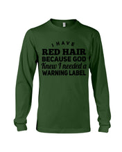 Load image into Gallery viewer, Great Gift For Redhead Grandma Unisex Long Sleeve