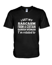 Load image into Gallery viewer, Danish Sarcasm Inherited Women Guys V-Neck