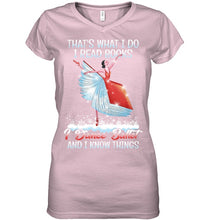 Load image into Gallery viewer, Girl Loves Reading Book And Dance Ballet Gift For Girls T-Shirt Ladies V-Neck