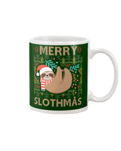 Load image into Gallery viewer, Merry Slothmas Christmas Gift For Kids Family Gift T-Shirt Mug
