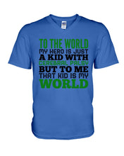 Load image into Gallery viewer, That Kid Is My World Great Gift For Children Family Guys V-Neck