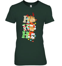 Load image into Gallery viewer, Santa Claus Ho Ho Ho Christmas Gift For Guinea Pigs Lovers Ladies Tee