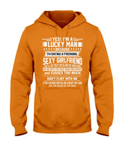 Load image into Gallery viewer, Lucky Man Have Sexy Girlfriend Gift For Couple Tee Hoodie