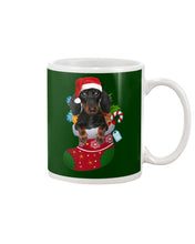 Load image into Gallery viewer, Dachshund In A Sock Christmas Cute Gift For Dachshunds Lovers Mug