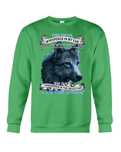 Load image into Gallery viewer, Wolf Lovers Trending Quote Tee Sweatshirt