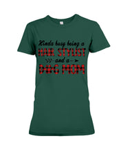 Load image into Gallery viewer, Hair Stylist And Dog Mom Gift For Dog Lovers Funny T-Shirt Ladies Tee