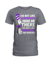 Load image into Gallery viewer, Fibromyalgia Anywhere Break Cancer Spirit T-Shirt Ladies Tee
