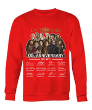 Load image into Gallery viewer, Outlander Tv Series 5 Years Anniversary 2014 - 2019 Autograph T-Shirt Unisex Long Sleeve
