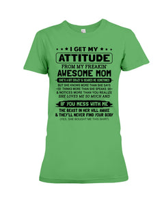 Awesome Mom Gift For Lovely Mom Mama Mother T-Shirt Ladies Tee