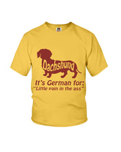 Load image into Gallery viewer, Dachshund German Shirt For Dachshunds Dog Lovers Youth Tee