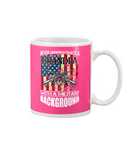 Load image into Gallery viewer, Never Underestimate A Grandpa Black T-Shirt Mug