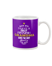 Load image into Gallery viewer, Finnish Crazy Grandma Gift For Grandma Family Mug