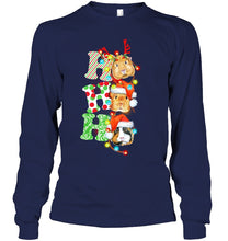 Load image into Gallery viewer, Santa Claus Ho Ho Ho Christmas Gift For Guinea Pigs Lovers Unisex Long Sleeve