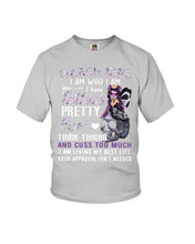 Load image into Gallery viewer, Tattoos Pretty Eyes Gift For March Girl T-Shirt Youth Tee
