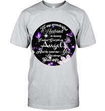 Load image into Gallery viewer, To My Husband In Heaven Gift For Widow Guys Tee