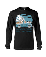 Load image into Gallery viewer, Country Road Golden Retriever Unisex Long Sleeve