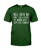 Load image into Gallery viewer, Scottish Woman Temper Scotland Lovers Guys Tee