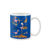 Load image into Gallery viewer, Flamingo Happy Thanksgiving Mug