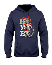 Load image into Gallery viewer, Funny Cows Ho Ho Ho Christmas Gift For Cow Lovers Hoodie