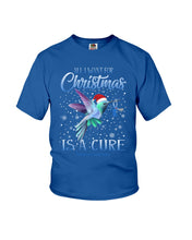 Load image into Gallery viewer, All I Want For Christmas Is A Cure Stop Diabetes Youth Tee