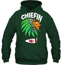 Load image into Gallery viewer, Chiefin Kansas City Chiefs Gift For Fans T-Shirt Hoodie