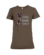 Load image into Gallery viewer, K9 Dog Hero Zero Bark Thirty Ladies Tee