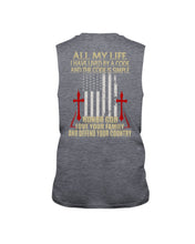 Load image into Gallery viewer, Lived By A Code Back Side T-Shirt Unisex Long Sleeve