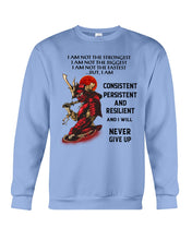 Load image into Gallery viewer, Samurai Consistent Persistent Resilient Quote T-Shirt Sweatshirt