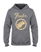 Load image into Gallery viewer, Guitar Lovers Fender Black T-Shirt Hoodie